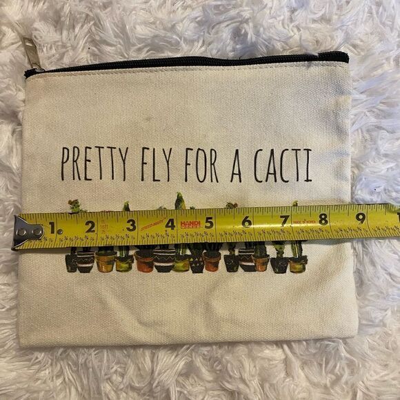 Pretty Fly for a Cacti Canvas Zip Pouch - Picture 5 of 7